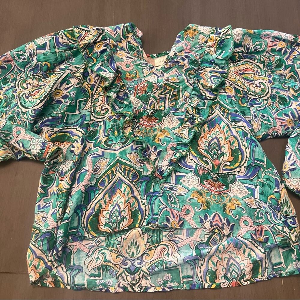 CHUFY Ancient Burma Zeya Puff Sleeve Blouse - Picture 4 of 5